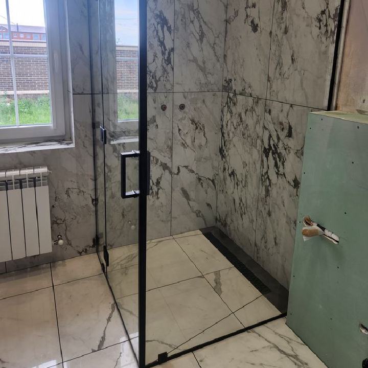 Душевые кабины из стекла — фото работ в Белгороде — фото 14
